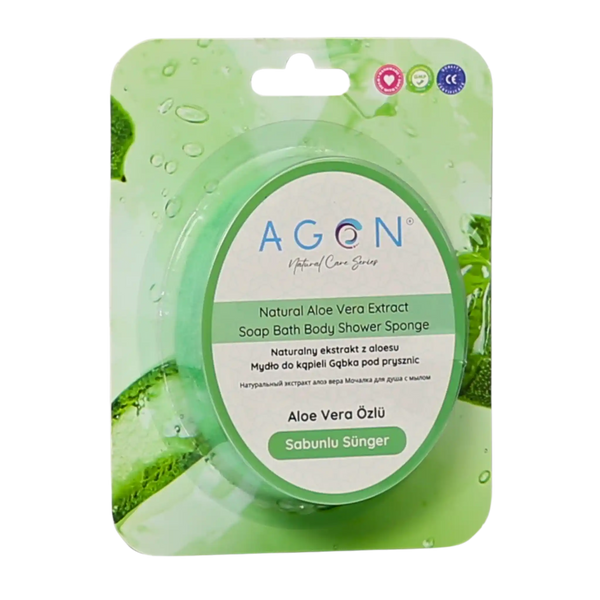 AGON Aloe Vera łagodna gąbka do mydła