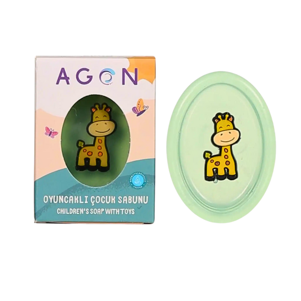 AGON Mydło dla dzieci z jabłkiem z zabawką – 50g