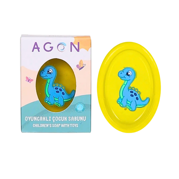 AGON Mydło dla dzieci o zapachu banana z zabawką – 50g