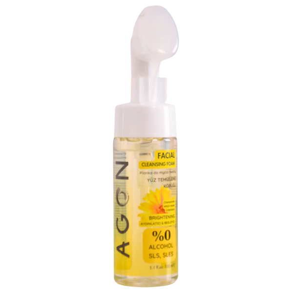AGON Kojący piankowy żel do mycia z rumiankiem i szczoteczką – 150ml