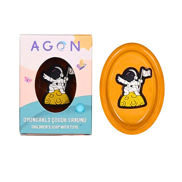 AGON Czekoladowe mydło dla dzieci z zabawką – 50g