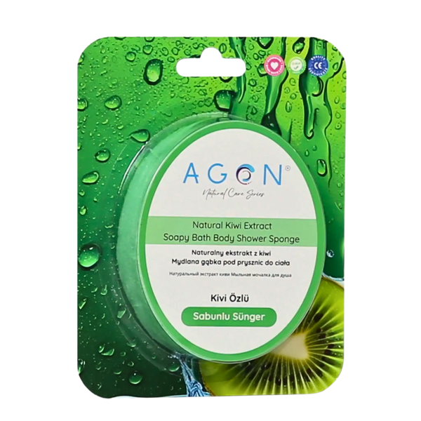 AGON Kiwi peelingująca gąbka do mycia ciała