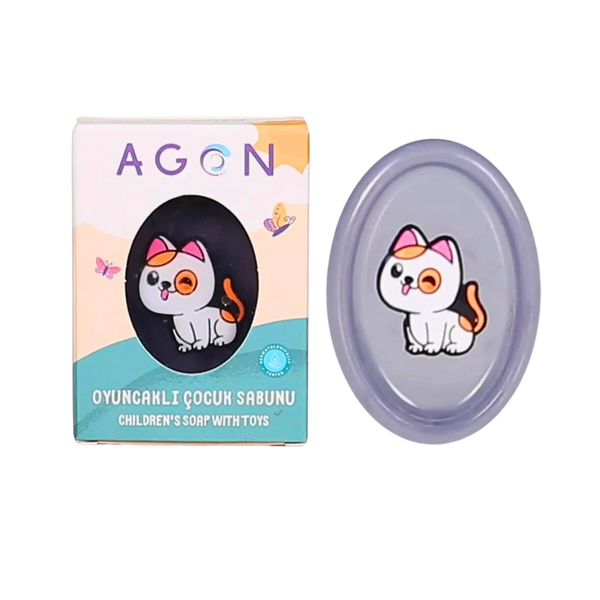 AGON Mydło dla dzieci o zapachu lawendy z zabawką – 50g