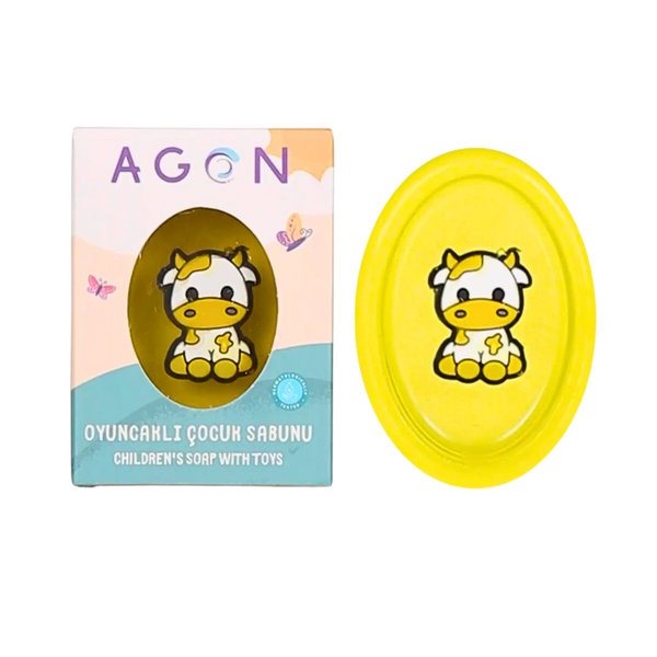 AGON Mydło dla dzieci o zapachu cytryny z zabawką – 50g