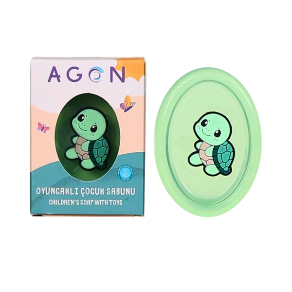 AGON Miętowe mydło dla dzieci z zabawką – 50g