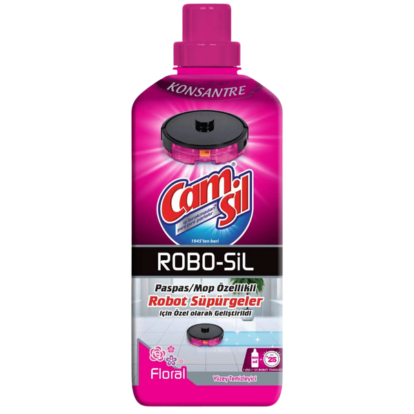CAMSİL Robo-Sil Robot Mop Odkurzacz do podłóg (Świeży Kwiatowy) – 900ml