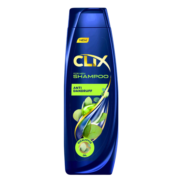 CLIX Szampon Przeciwłupieżowy dla Mężczyzn z Olejkiem Eukaliptusowym – 600ml