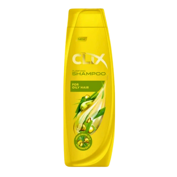 CLIX Oczyszczający szampon z trawą cytrynową do włosów przetłuszczających się – 600ml