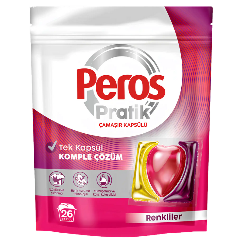PEROS Pratik Color Laundry Capsules – Vibrant Color Protection